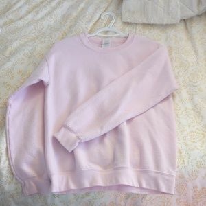 Pink crewnecks sweater